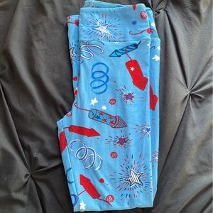Lularoe 4th of July leggings